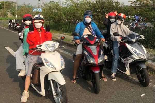 Mướn xe máy ở Hà Nội