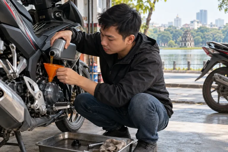 Hình minh họa: Dầu nhớt cho xe số và xe côn tay: chọn chuẩn JASO MA hay MB và vì sao dùng sai dễ trượt côn