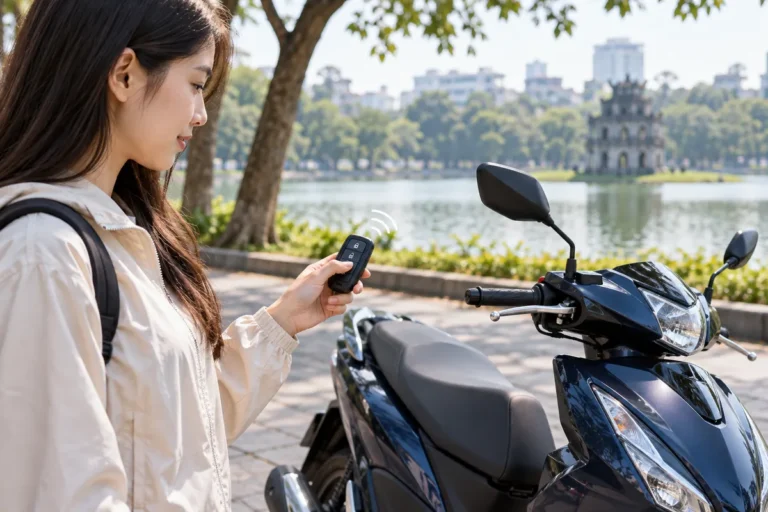 Hình minh họa: Chìa FOB Smart Key của Honda: cách tắt hệ thống khi đỗ xe và bật tắt âm báo xác định vị trí