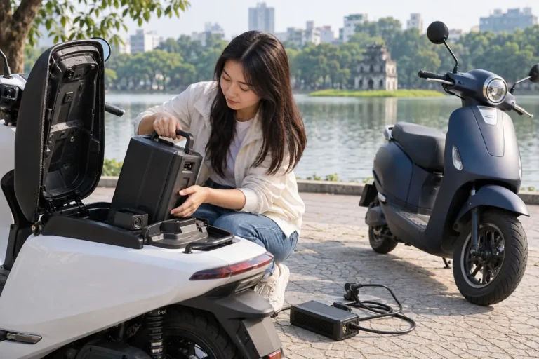 Hình minh họa: Đọc thông số pin xe máy điện: V, Ah, Wh và kWh nói lên điều gì?