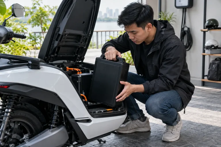 Hình minh họa: BMS trên pin xe máy điện: hệ thống quản lý pin giám sát và bảo vệ những gì?