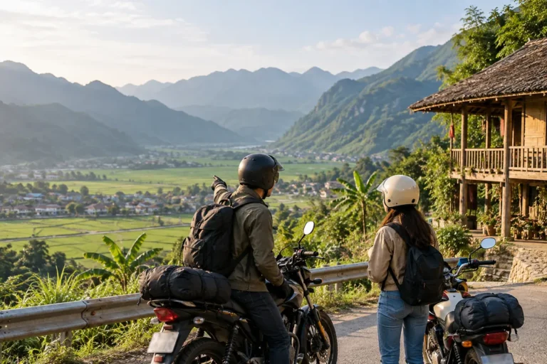 Hình minh họa: Hà Nội đi Mai Châu bằng xe máy: đi về trong ngày hay ngủ lại một đêm trong nhà sàn?