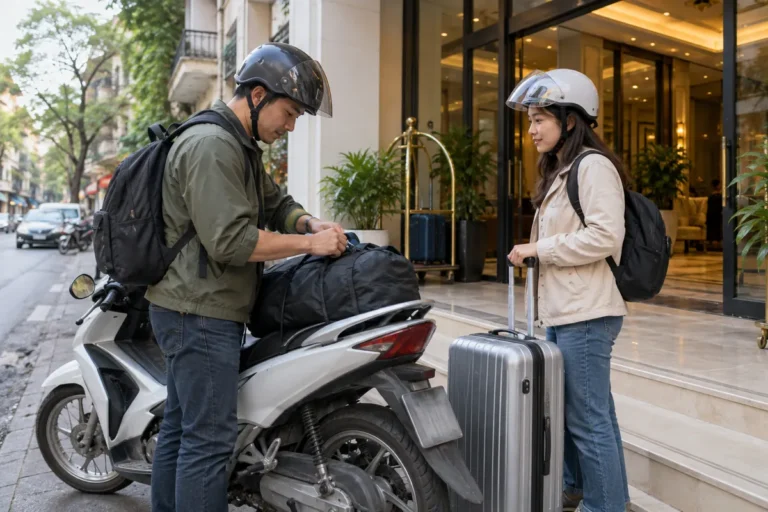 Hình minh họa: Đổi khách sạn giữa kỳ thuê xe máy Hà Nội: giữ xe ở đâu, chuyển hành lý và đổi nơi trả