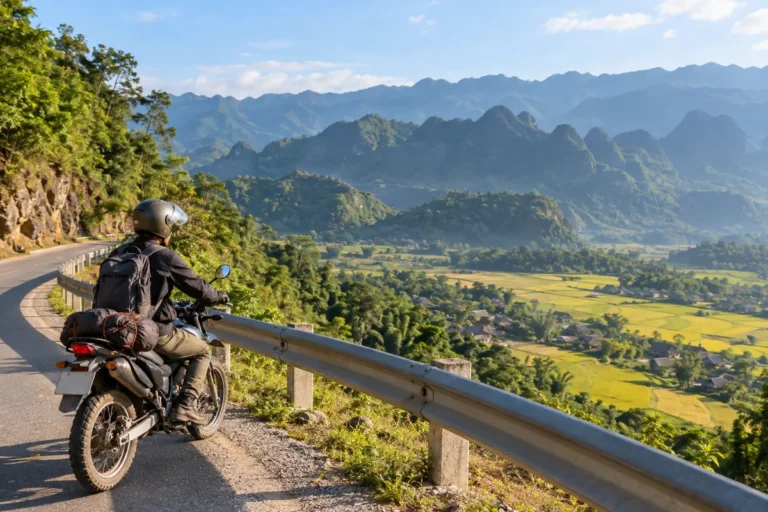 Hình minh họa: Pù Luông bằng xe máy từ Hà Nội: quốc lộ 6 qua Mai Châu hay đường Hồ Chí Minh qua Cúc Phương