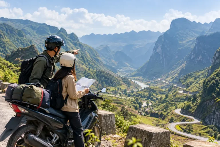 Hình minh họa: Lịch trình Hà Giang bằng xe máy 4 ngày: nghỉ đêm ở Yên Minh, Đồng Văn và Bảo Lâm ra sao
