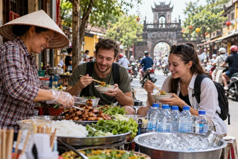 Hình minh họa: Nước uống, đá và đồ ăn đường phố ở Việt Nam: Canada, Úc, Ireland và cổng du lịch quốc gia khuyên gì và các trang khác nhau ở đâu