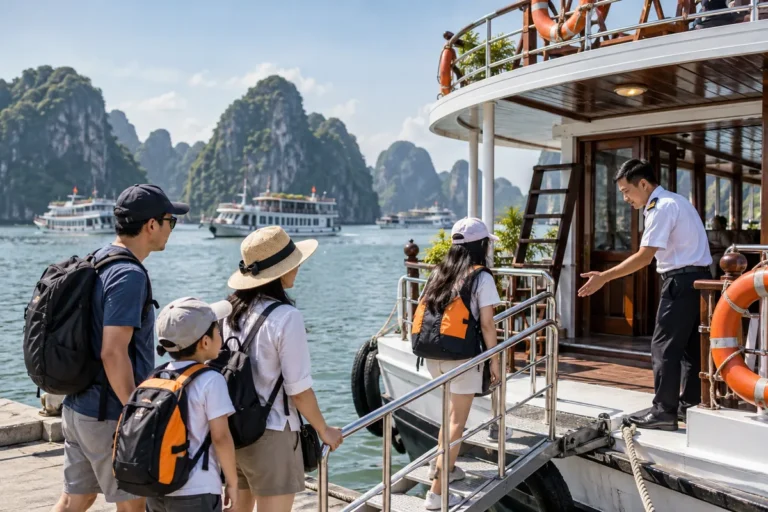 Hình minh họa: Đi tàu du lịch, thuyền và phà ở Việt Nam, kể cả Vịnh Hạ Long: Canada, Anh, Úc khuyên kiểm tra gì trước khi lên tàu và báo chí ghi nhận gì sa