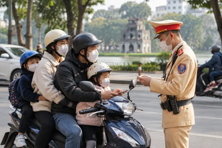 Hình minh họa: Chở 2 người trên xe máy: trường hợp được phép, mức phạt chở 2 và 3 người, trẻ em dưới 12 tuổi