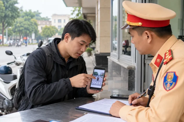 Hình minh họa: Phạt nguội xe máy: nhận thông báo, nơi giải quyết, nghĩa vụ của chủ xe và cách tránh bị lừa