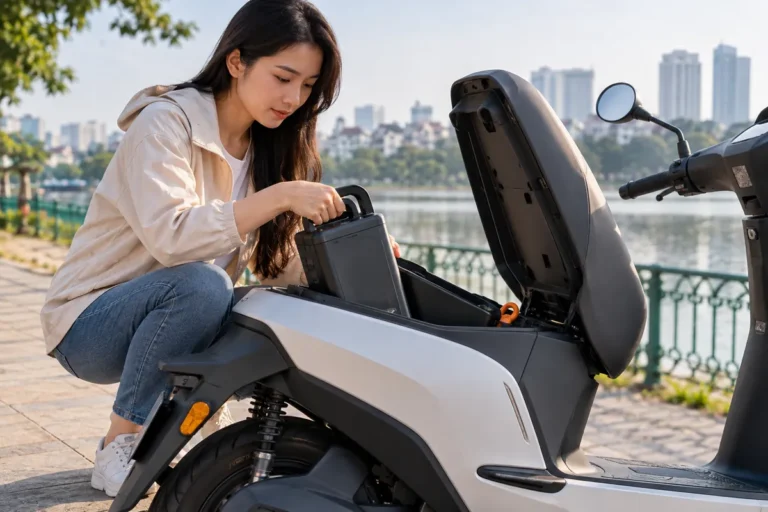 Hình minh họa: Pin xe điện bị chai nghĩa là gì: dung lượng còn 70–80% và cách các hãng công bố tuổi thọ pin