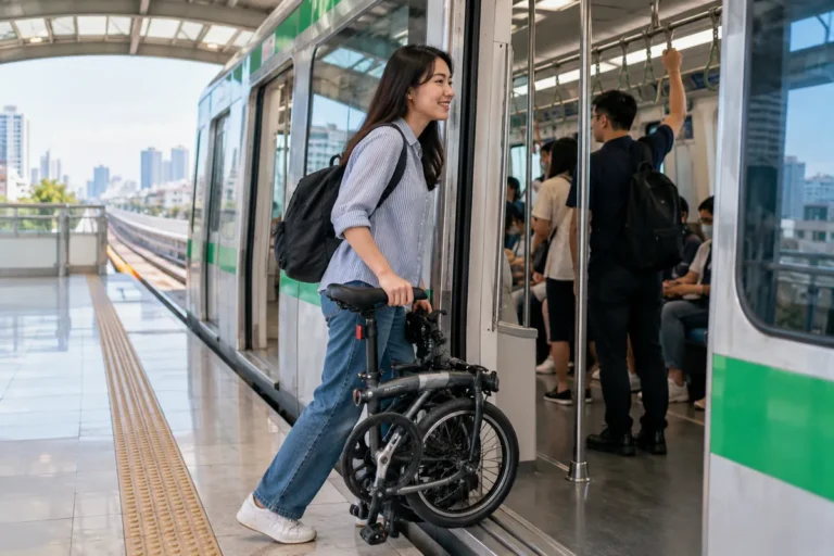 Hình minh họa: Mang xe đạp gấp lên metro Hà Nội: Hà Nội Metro khuyến cáo gì về pin lithium và việc từ chối phục vụ