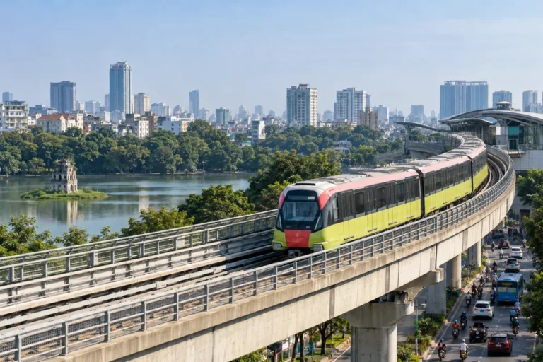 Hình minh họa: 5 tuyến metro mới của Hà Nội: tuyến số 1, 2, 8, 10, 14 đi qua đâu và mốc hoàn thành dự kiến năm 2030