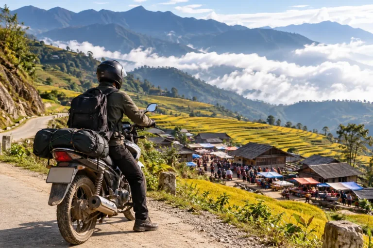 Hình minh họa: Y Tý bằng xe máy từ Hà Nội: ba cung đường lên Y Tý, chợ phiên thứ Bảy và mùa lúa chín