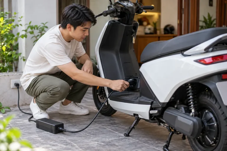 Hình minh họa: Sạc lần đầu cho xe điện mới mua: ắc quy chì và pin lithium có cần "luyện" không?