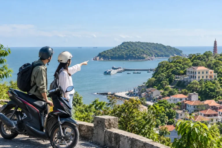 Hình minh họa: Đồ Sơn có gì ngoài tắm biển: chùa Hang, đền Bà Đế, dinh Bảo Đại, tháp Tường Long, bến K15 và đảo Hòn Dấu xếp theo thứ tự nào