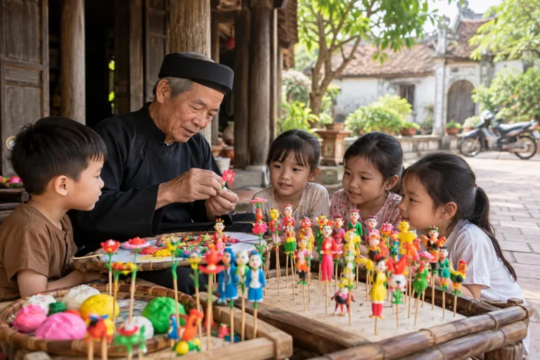 Hình minh họa: Tò he làng Xuân La Phú Xuyên: nghề nặn bột, nguồn gốc tên gọi và nguy cơ mai một của làng nghề