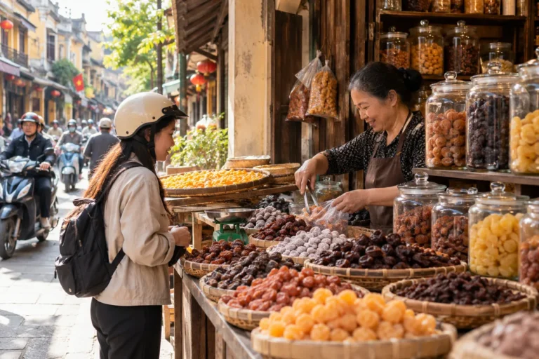 Hình minh họa: Ô mai Hàng Đường: phố mứt ô mai của phố cổ, tiệm Gia Lợi lập 1898 và cách ô mai được phơi, ủ