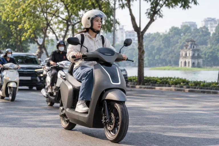 Hình minh họa: Vì sao phanh xe điện có cảm giác khác xe xăng: nhả ga là xe đã ghì, một bàn đạp và lời khuyên chọn mức hãm chưa thống nhất