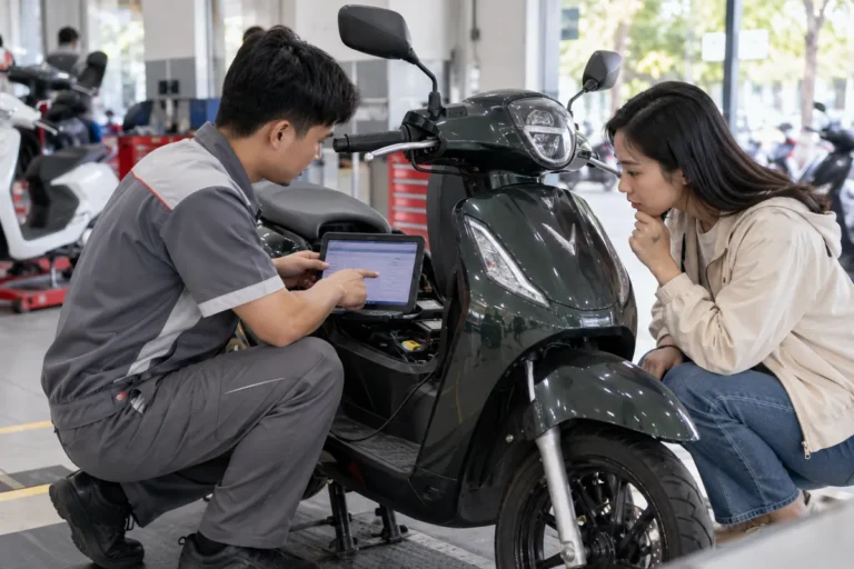 Hình minh họa: Bảng mã lỗi VinFast Feliz S: mã MCU, BMS và tay ga nghĩa là gì, khi nào nên liên hệ hãng?