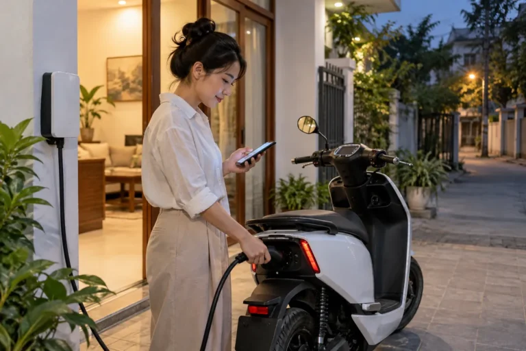 Hình minh họa: Sạc xe điện tại nhà tính giá điện nào: Thông tư 60/2025/TT-BCT và khung giờ thấp điểm 0h–6h năm 2026