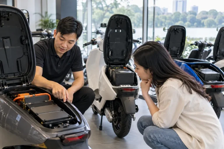 Hình minh họa: Điện áp 48V, 60V và 72V của xe máy điện: vì sao mỗi hãng ghi một số vôn khác nhau?