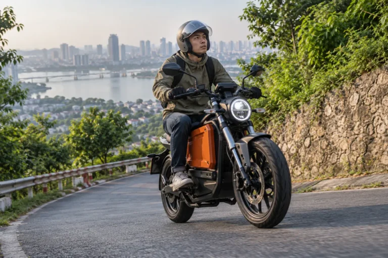 Hình minh họa: Tính năng bảo vệ Turtle trên xe Dat Bike: khi nào tự bật lúc pin thấp, thốc ga hay lên dốc và cách thoát