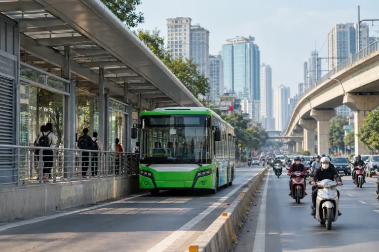 Hình minh họa: BRT Hà Nội còn chạy không: tuyến 01 Kim Mã – Yên Nghĩa, kết luận của Kiểm toán Nhà nước và kế hoạch thay bằng đường sắt đô thị số 11