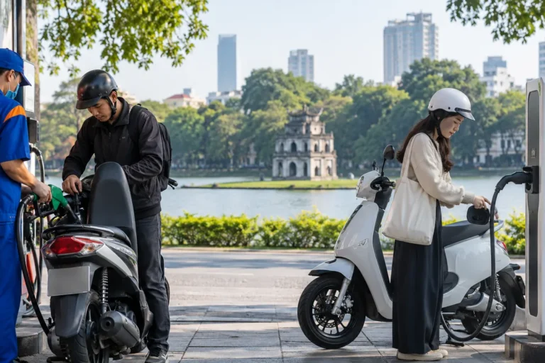 Hình minh họa: Lộ trình xe máy xăng sang xe điện: Quyết định 876/QĐ-TTg đặt mốc 2030, 2040 và 2050 ra sao?