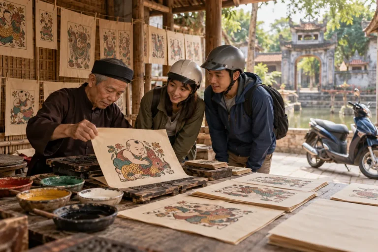 Hình minh họa: Tranh Đông Hồ ở Bắc Ninh: UNESCO ghi danh 9/12/2025, cách in năm màu trên giấy dó và hiện trạng nghề