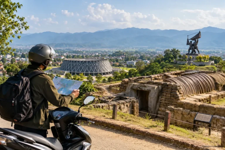 Hình minh họa: Điện Biên Phủ trong một ngày: đồi A1, hầm Đờ Cát, bảo tàng và Mường Phăng cách nhau bao xa
