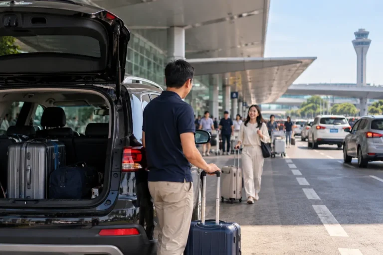Hình minh họa: Đón người thân ở sân bay Nội Bài: chờ ở bãi P1 hay P3, vào làn nào và dừng tối đa 5 phút