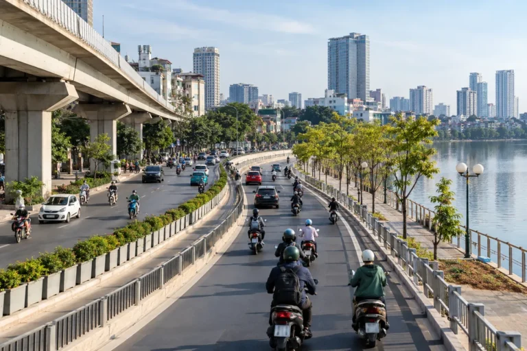 Hình minh họa: Vành đai 1 Hoàng Cầu – Voi Phục từ 9/10/2026: phố La Thành một chiều và các đoạn đi hai chiều
