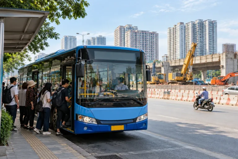Hình minh họa: Buýt 62, 108, 108TC và 113 từ 20/10/2026: điểm đầu cuối gom về Him Lam 1 để tránh công trường Quốc lộ 1A