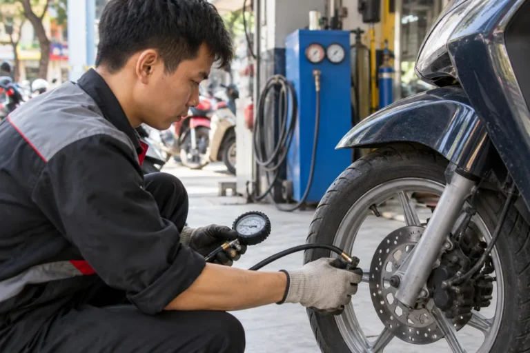 Hình minh họa: Bơm nitơ cho lốp xe máy: nguồn nói gì về lợi ích, chi phí và việc vẫn phải đo áp suất định kỳ
