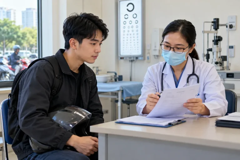 Hình minh họa: Giấy khám sức khỏe để thi bằng lái xe máy A1: nhóm tiêu chuẩn 1, giá trị 1 năm theo Thông tư 36/2024/TT-BYT