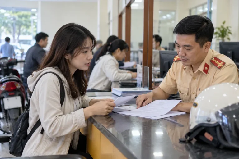 Hình minh họa: Mất đăng ký hoặc biển số xe máy: Thông tư 62/2026 bỏ xác minh 30 ngày, cấp lại trong 2 đến 7 ngày làm việc