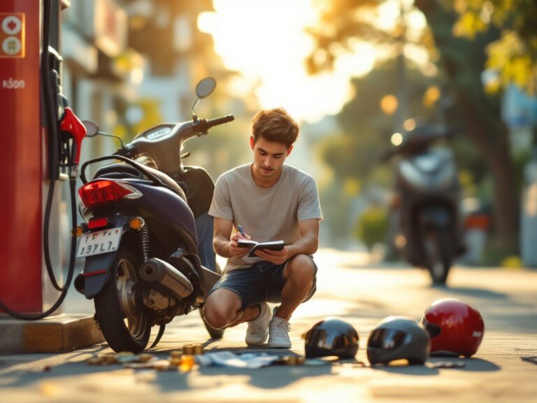 Các khoản chi phí sử dụng xe máy