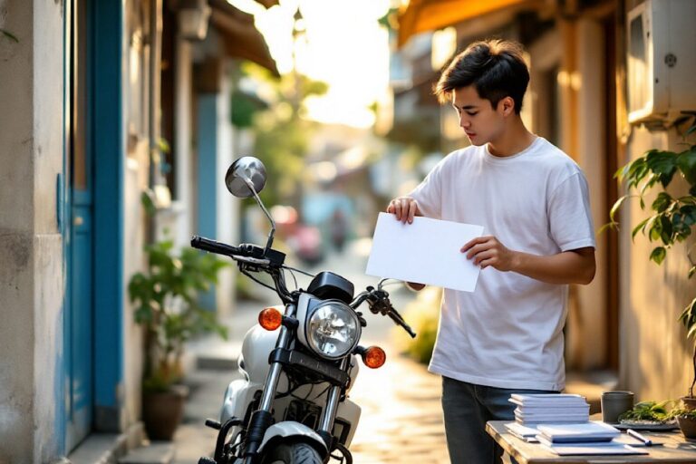 Giấy tờ và thủ tục pháp lý đối với xe máy