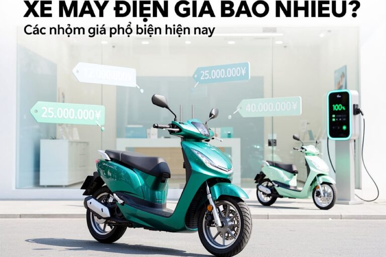 Thông tin giá các dòng xe điện
