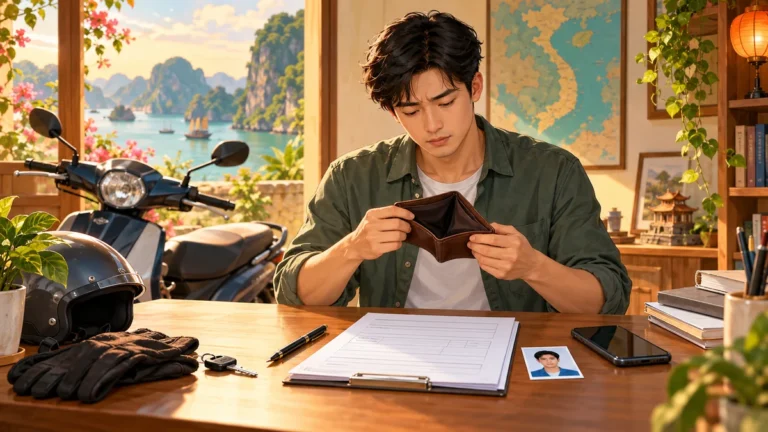 Minh họa chuẩn bị hồ sơ xin cấp lại giấy phép lái xe bị mất.
