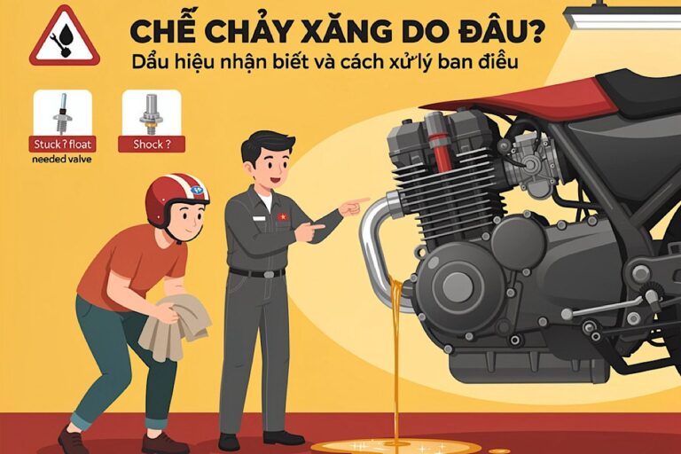 Xe máy sử dụng động cơ xăng
