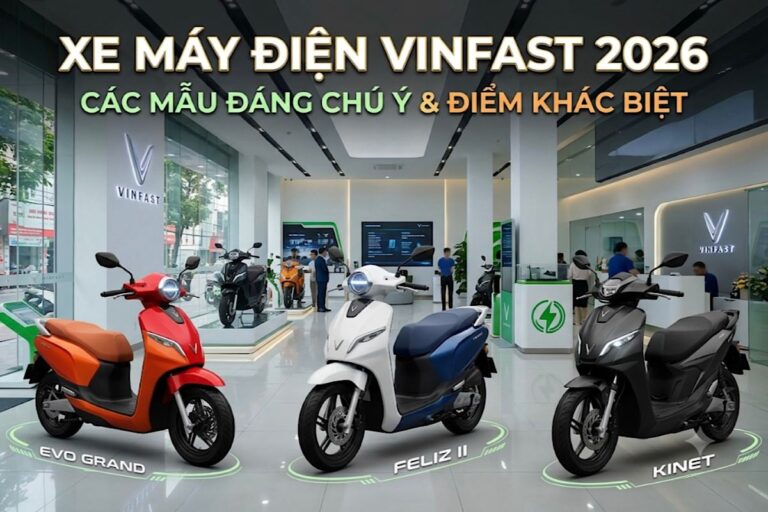 Xe máy điện VinFast năm 2026