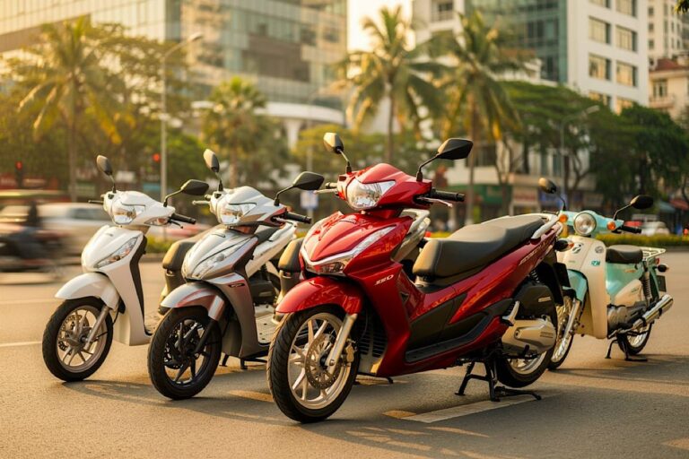 Các dòng xe máy phổ biến