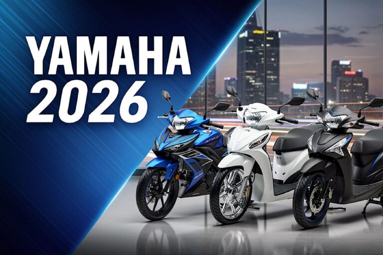 Các dòng xe máy Yamaha năm 2026